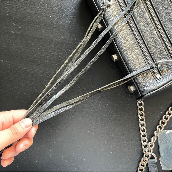 Rebecca Minkoff Black 4 Zipper Small Crossbody Purse - Picture 11 of 16